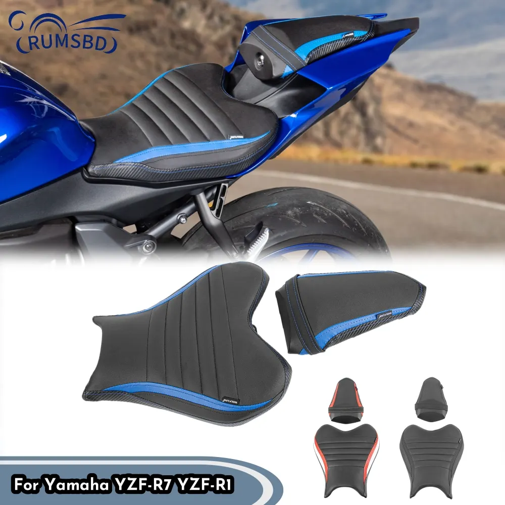 Black Motorcycle Rear Seat For YZF R1 2004-2006 - Passenger Pillion Seat - View #10