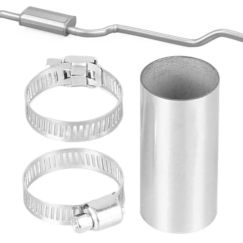 

Exhaust Clamp Stainless Steel Exhaust Pipe 24mm Tube Joint Sturdy Matched Chimney Exhaust Pipe Accessories For Home Restaurants