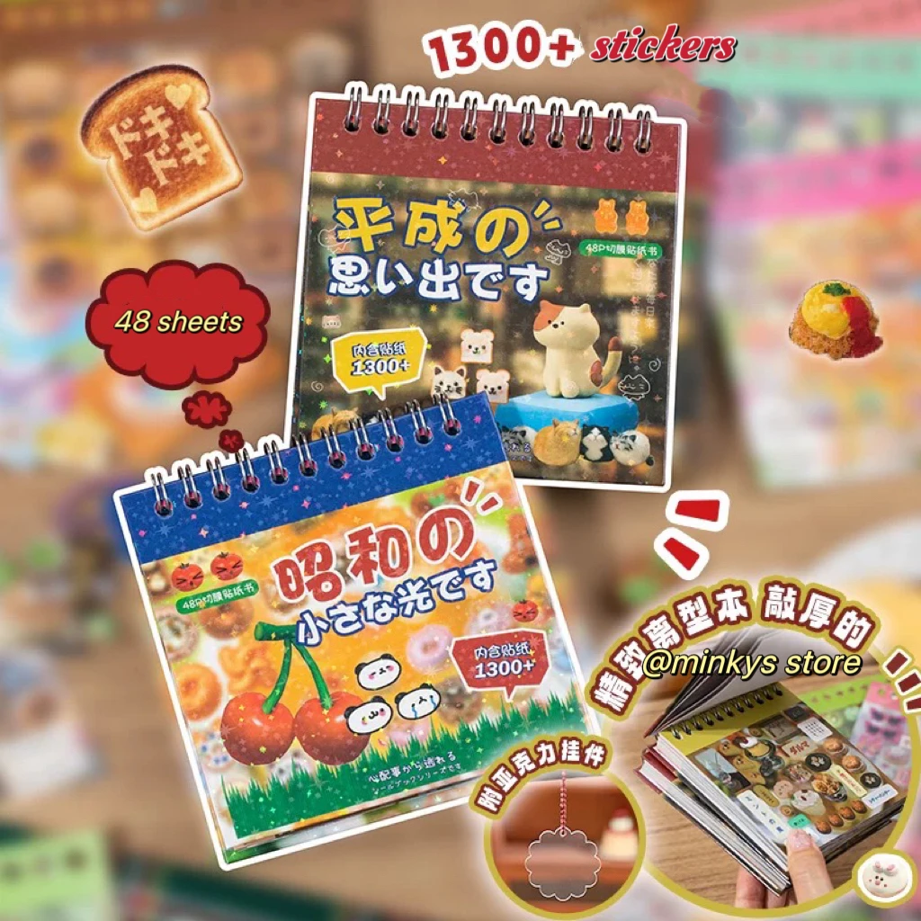 MINKYS 48 sheets/piece Kawaii Vintage Foods Cherry