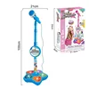 Kids Microphone and Stand,Kids Karaoke Machine for Girls Boys,Party Sing Musical Toy with Flashing Lights,Children's Microphone 6