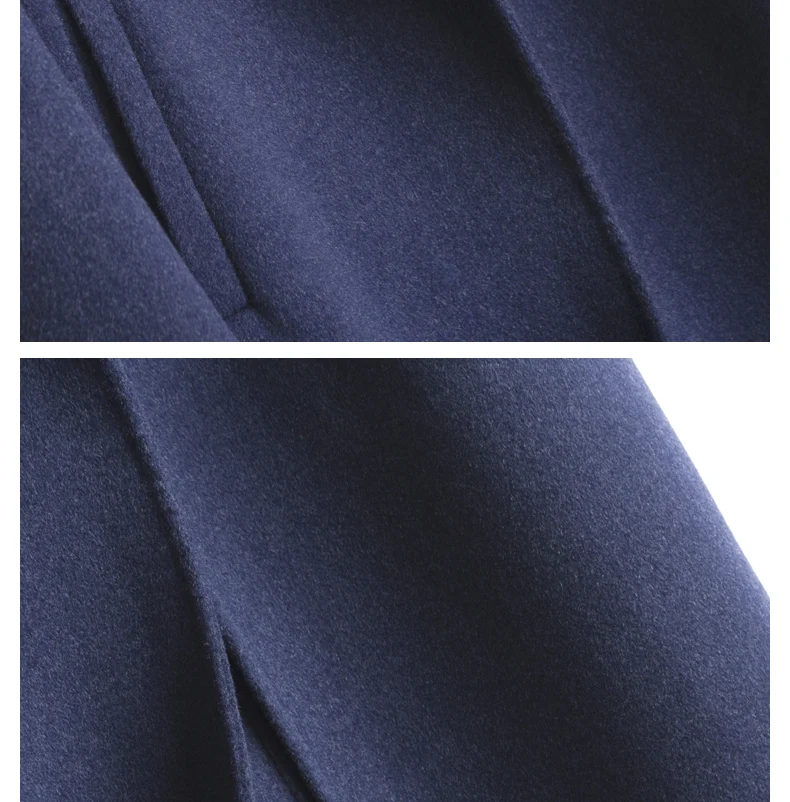 Hochwertiger langer Herrenanzug aus 100 % reiner Wolle, Strickjacke aus Wolle, Herbst/Winter, neuer doppelseitiger Business-Kaschmirmantel aus Wolle – Detail 37