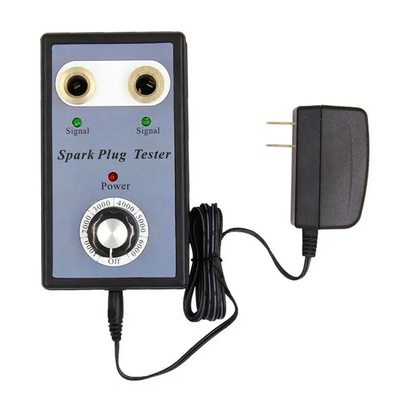 

Small Engine Spark Tester Automotive Engine Ignition Coil Tester Double Holes Detector Tool Diagnostic Spark Checker Car Spark