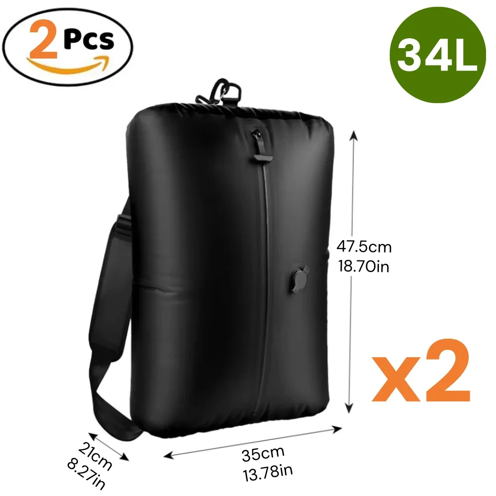 Travel Essentials Vacuum Storage Bags and Compression Packing Cubes