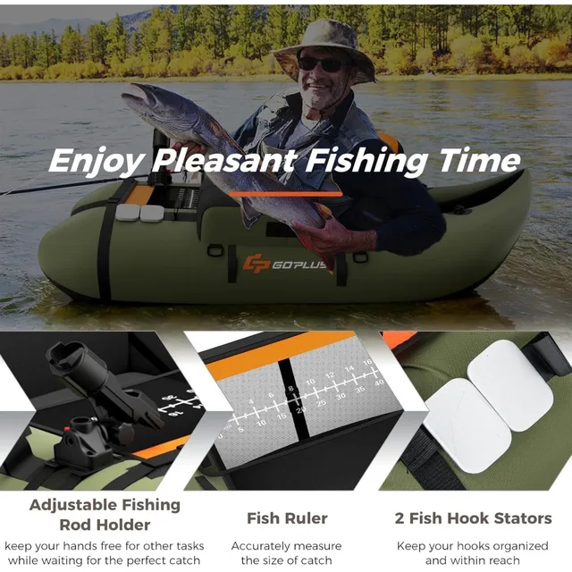 Inflatable Fishing Float Tube 5