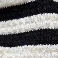 Vêtements d'été pour chiots, gilet rayé pour petits chiens, Bichon Frise, confortable, noir, col licou, vêtements pour animaux de compagnie avec anneau en D 4