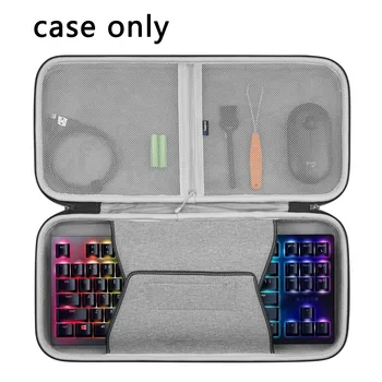 Geekria Tenkeless TKL 키보드 케이스, 손목 받침대 지지대 가방 포함, 컴팩트 87 키 컴퓨터 기계식 게임용 키보드