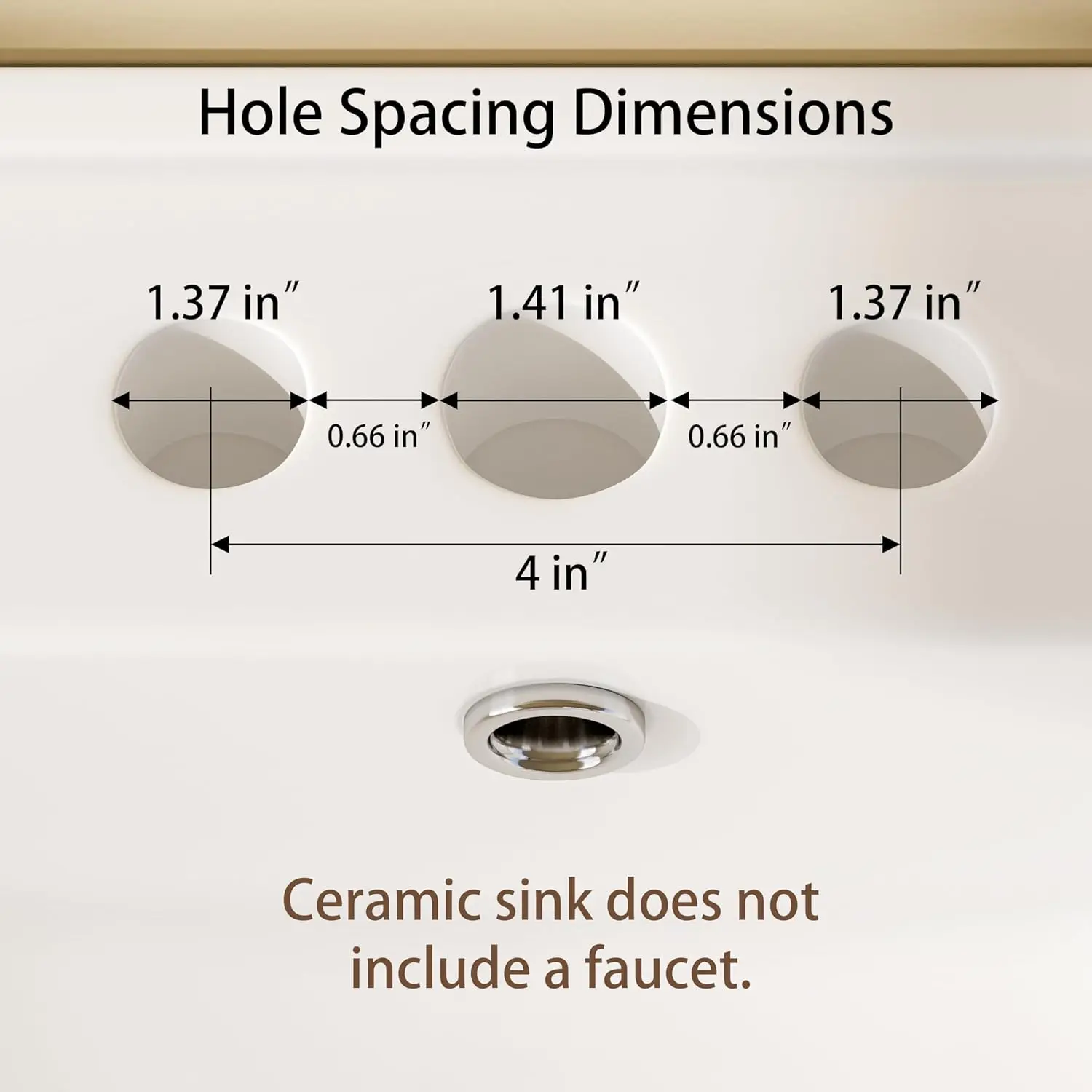 Bathroom Vanity Set Combo 24" Sink Cabinet Mirror Storage Durable Ceramic Vessel Chorme Smooth Surface High-definition Imaging 5