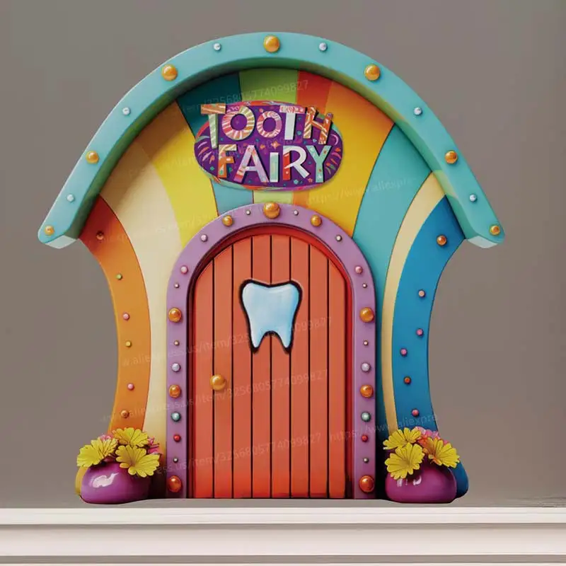 Rose Fairy Door Wall Sticker - Peel & Stick Decal For Kids' Room & Whimsical Decor - View #8
