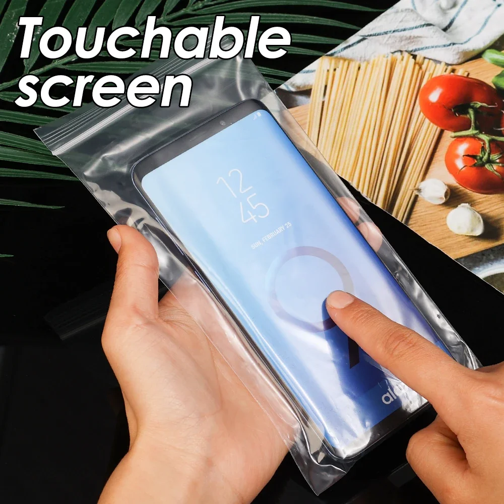 Transparent Reclosable Zipper Poly Bags - Universal Dust Protector Covers