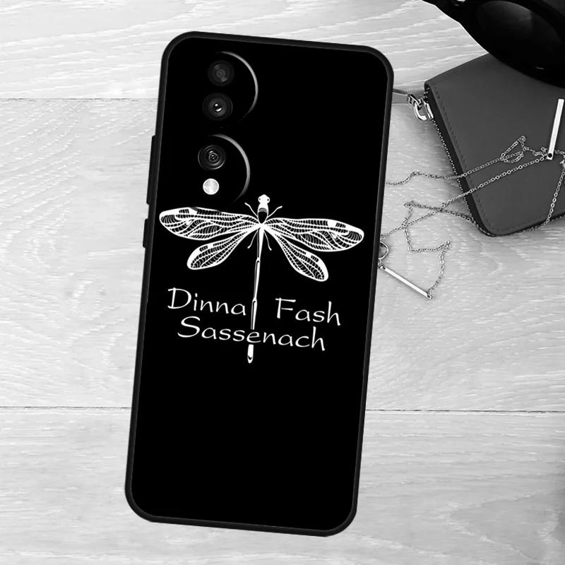 Sassenach Dragonfly Phone Case - Elegant Design