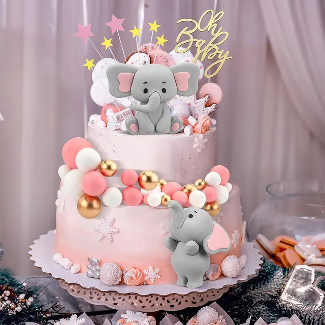 Wedding Cake Decorating Supplies Gender Reveal Cupcake Toppers