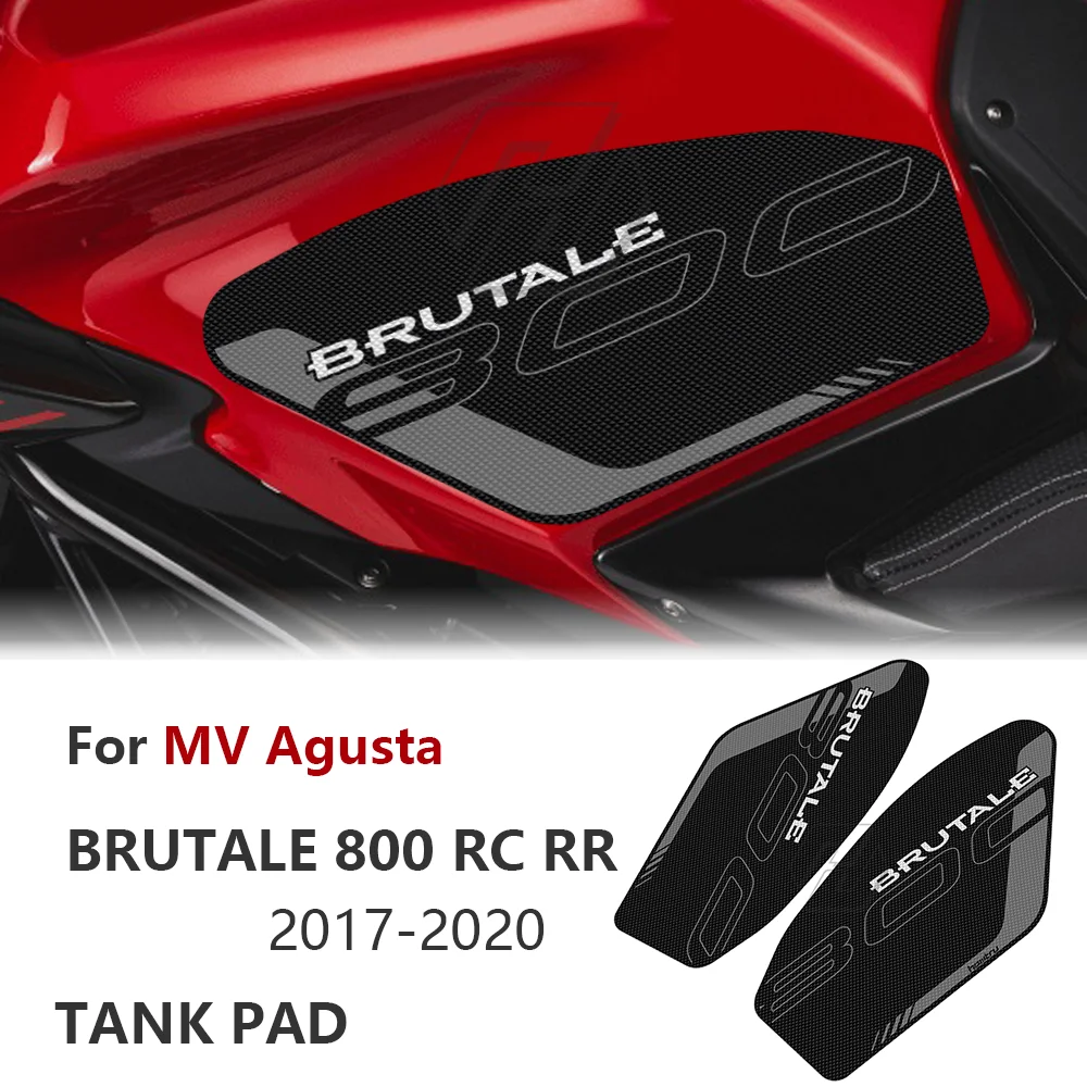 Per Mv Agusta Brutal 800 Rc Rr Tank Grip Traction Pad Side Tank Pad Protection Knee Grip Mat Tank Rubber Sticker