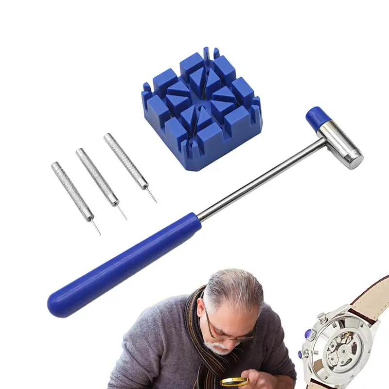 

Молоток для ремонта часов, металлический молоток 5 в 1, инструменты для обслуживания ювелирных изделий, ручной инструмент для ювелирных изделий, корректировка и ремонт часов