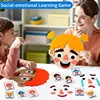 Social Emotional Learning Toy Funny Faces Games Preschool Learning Activities Boards Toys to Express Emotions for Kids 3 4 Years 2