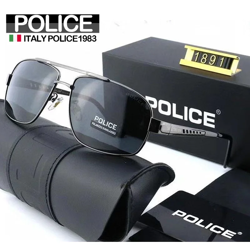 Italy Police Sunglasses Polarized 1983 Mirror Colors for Men