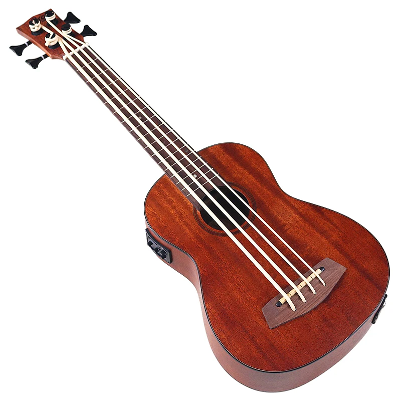 Ukulele Set Fretless Electric Ukulele Guitar 30 Inch 4 Strings