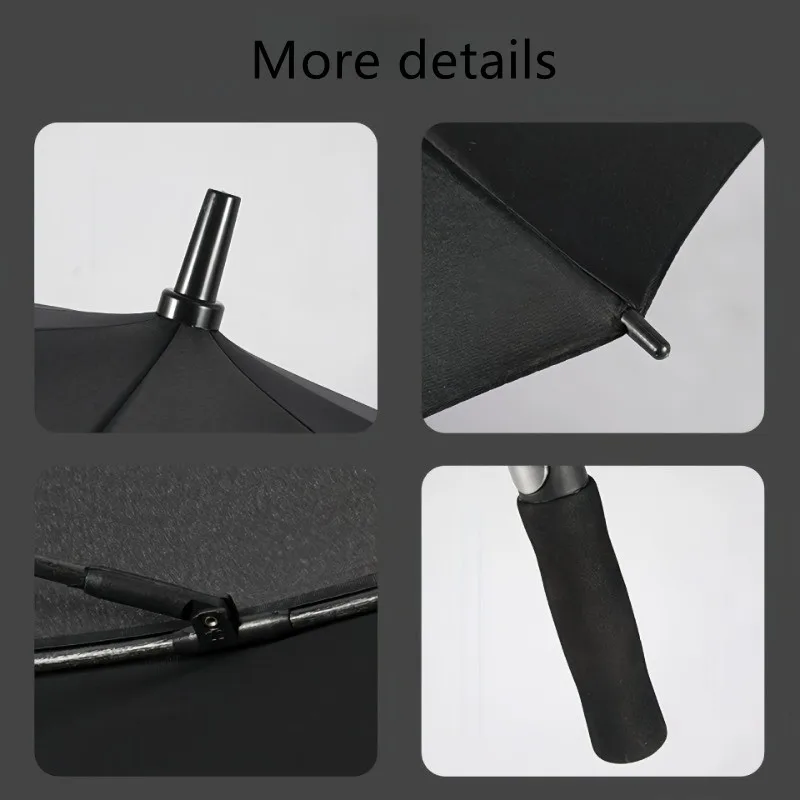For Mercedes-Benz BMW Audi Luxury Cars Fully Automatic Shine EVA Long Handle Straight Golf Advertising Car Business Umbrella