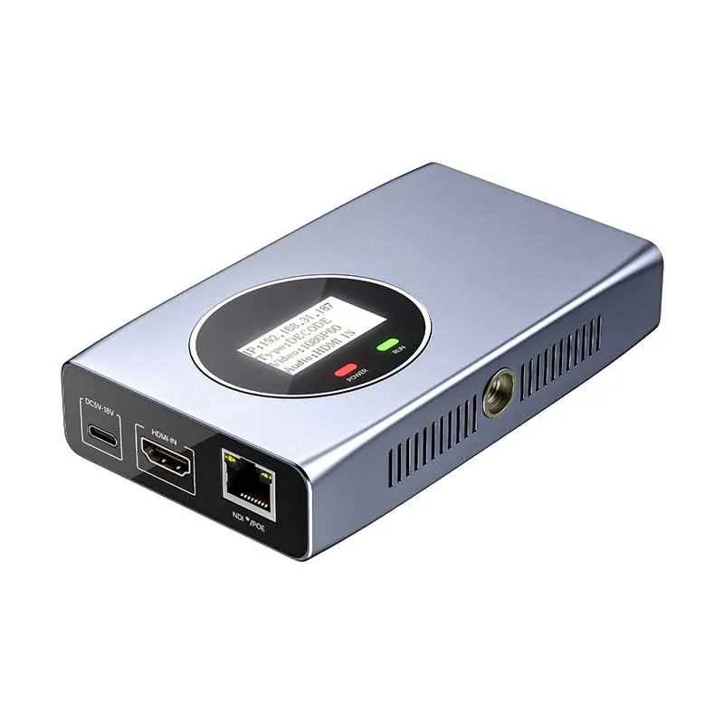 Низкая задержка полная NDI Vmix 1080p H.265 264 Live потоковое видео SRT RTSP HDMI в IP