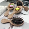 Capybara Folding Massage Comb With Mirror Head Massage Airbag Comb Anti-Static Portable Travel Girl Hair Combs Styling Tool 2