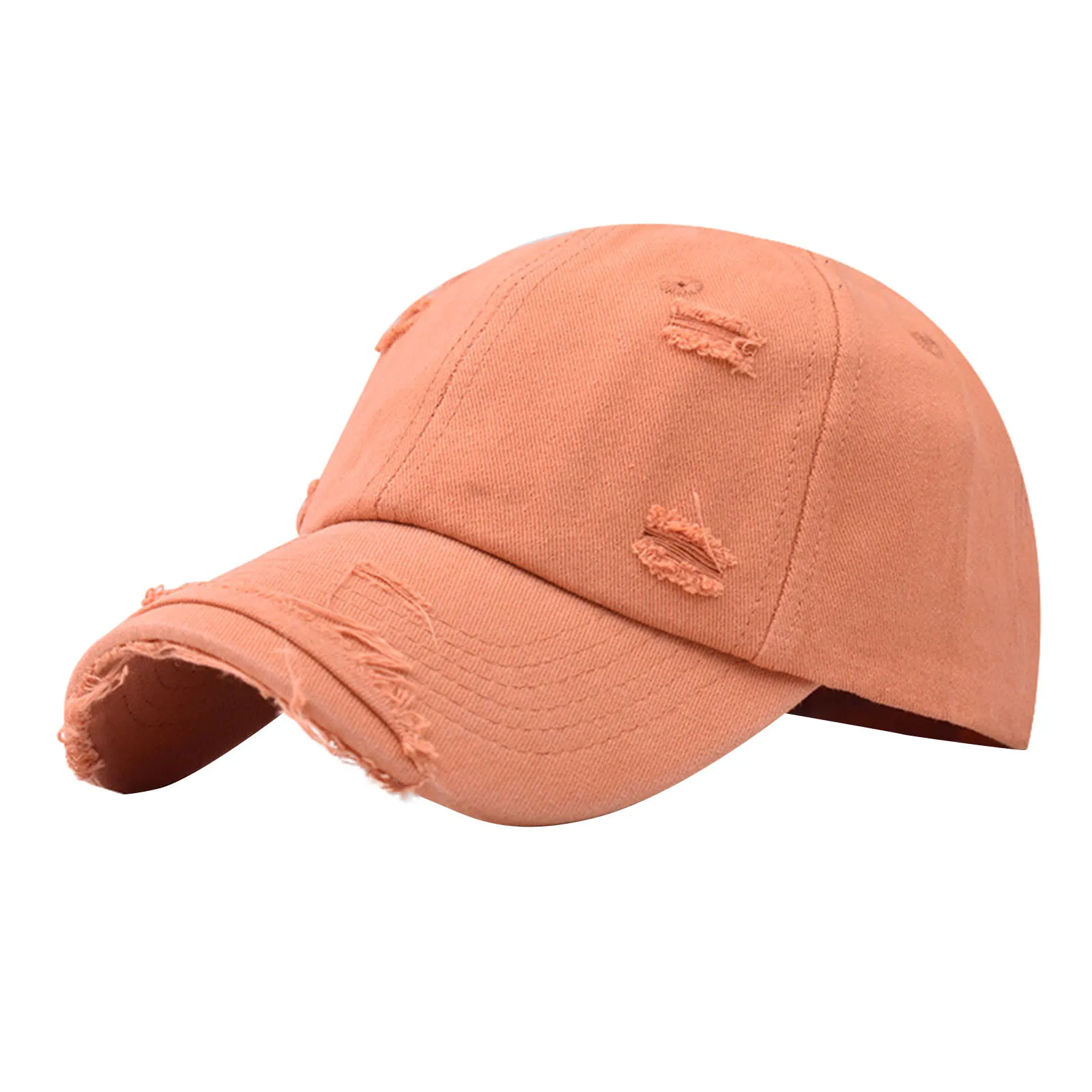 

Sun Protection Hat Fashion Solid Colour Baseball Cap Made Old Washed Varnish Fashion Cap Full Of Fashion Sense Gorras Hombre