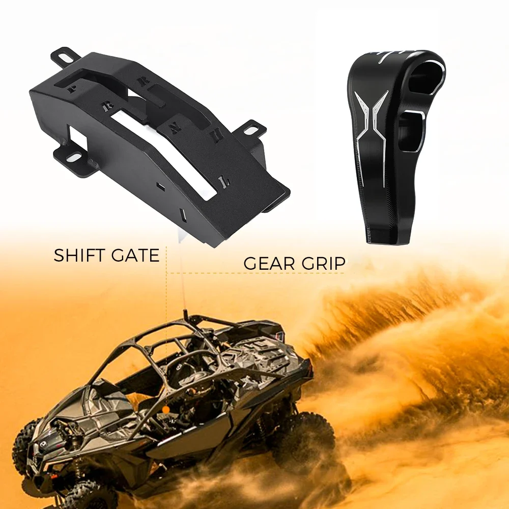 Kemimoto Utv Iron Shift Box Shifter Gate Per Can-Am Per Canam Maverick X3 Per Brp Maverick X3 2017-2023