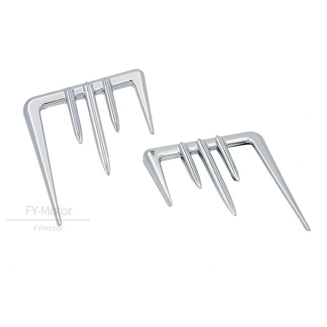 Chrome 9-3/4 Eagle Emblems For Honda 01-2017 Goldwing GL1800HPN - Foto 6