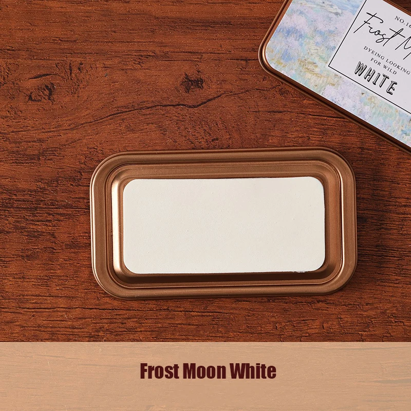 Exquisite Retro Iron Box Solid Color Neutral Inkpad