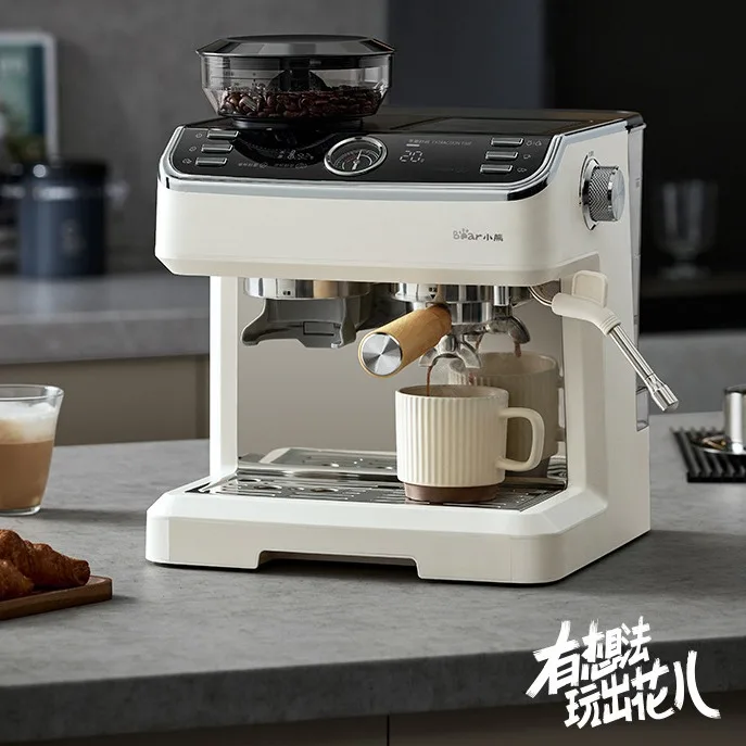 Little Bear Coffee Machine KFJ-E28A5 Italian semi-automatic household coffee machine grinding integrated machine for on-site 4