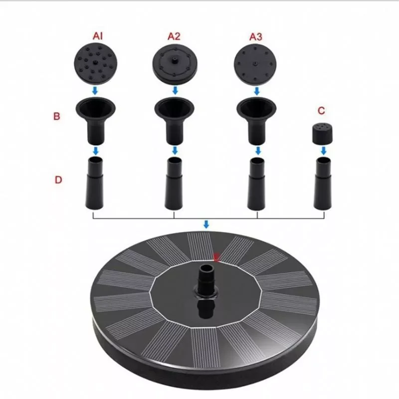 Solar Fountain for Garden Water Pool Pond Powered Floating Decoration Panel