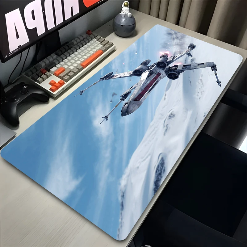 

Blue Sky Background Star Wars Mouse Pad HD Printed Keyboard Pad Large Game Computer Keyboard Mouse Mat 900x400 Anti Slip Rubber
