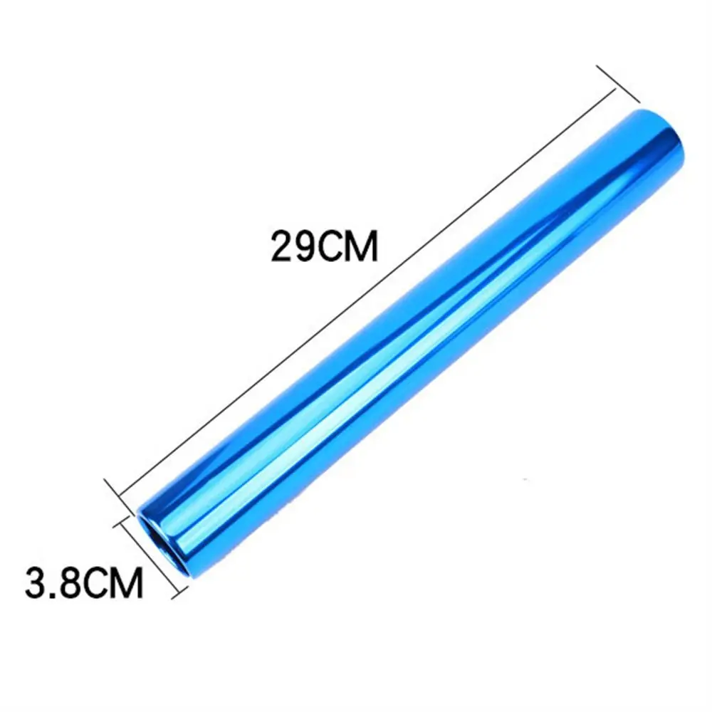 알루미늄 합금 릴레이 배턴 육상 경기용 두꺼운 릴레이 배턴 속이 빈 3.8cm 러닝 경기 배턴 훈련 대회용 배턴