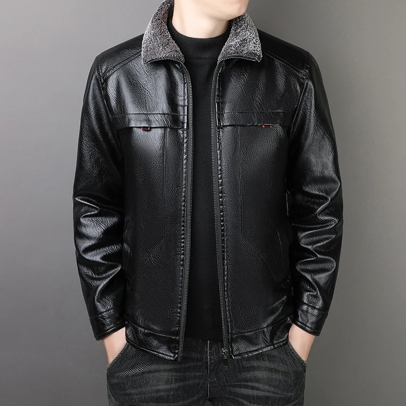 

Racer Motorcycle Protective Rider Clothing Natural Cow Leather Jacket Men Motor Biker Coat Mens
