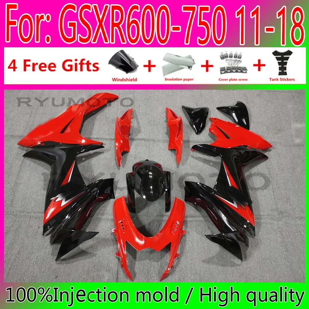 

Обтекатели для мотоциклов Suzuki GSXR600 2014 GSX R 600 750 11 12 13 14 15 16 GSX-R750 2011 - 2021 K11 обтекатели
