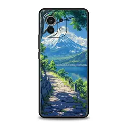 Landschapskunst Telefoonhoes, Levendig Ontwerp Beschermende Cover