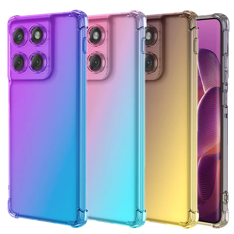 Shockproof Gradient TPU Protective Cover - Four-Corners Design