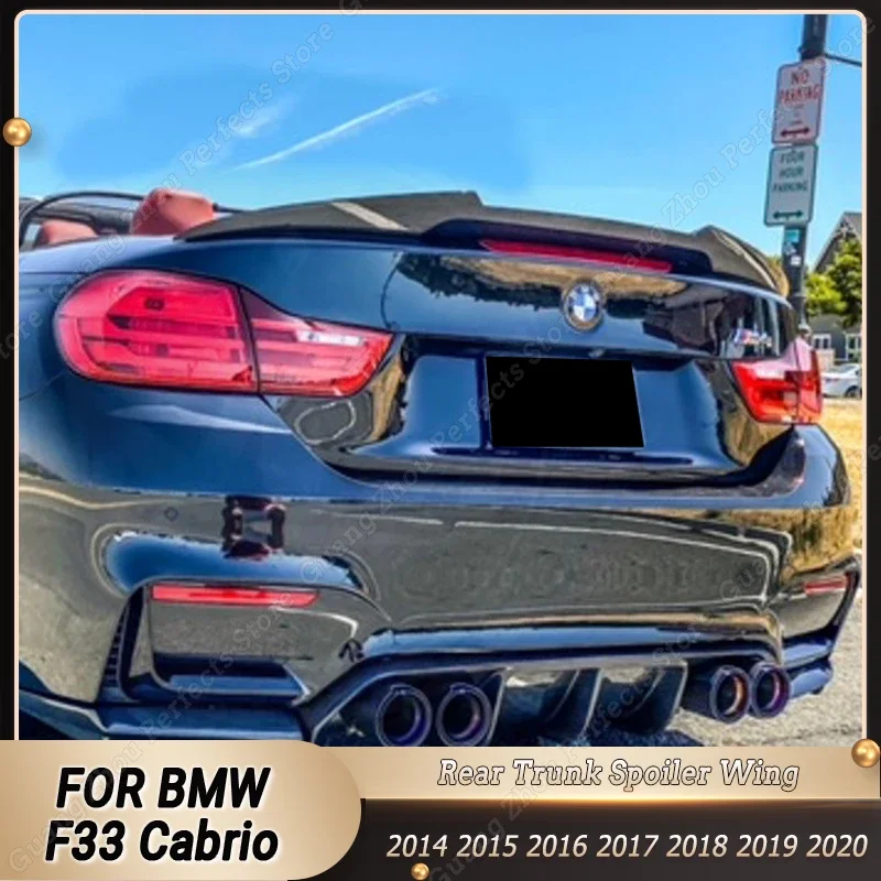 

Для BMW 4 серии F33 420i 425d Cabrio 2014-2020 PSM стиль фотоэлемент кузова автомобильные аксессуары глянцевый черный ABS отделка
