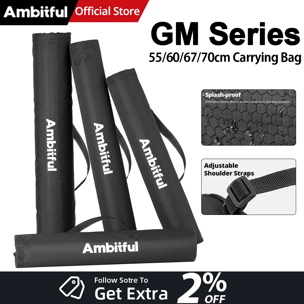 AMBITFUL GM Splash-Proof Adjustable Shoulder Strap Carrying Bag for Photography Equipment