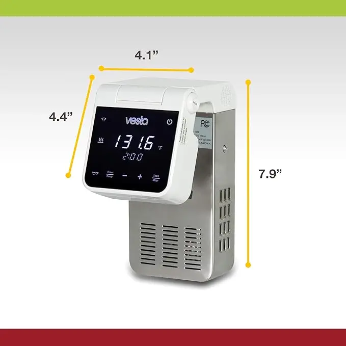 Commercial Immersion Circulator Vacuum Slow Cooking Machine With Digital Touchscreen Display Portable Sous Vide Cooker 5