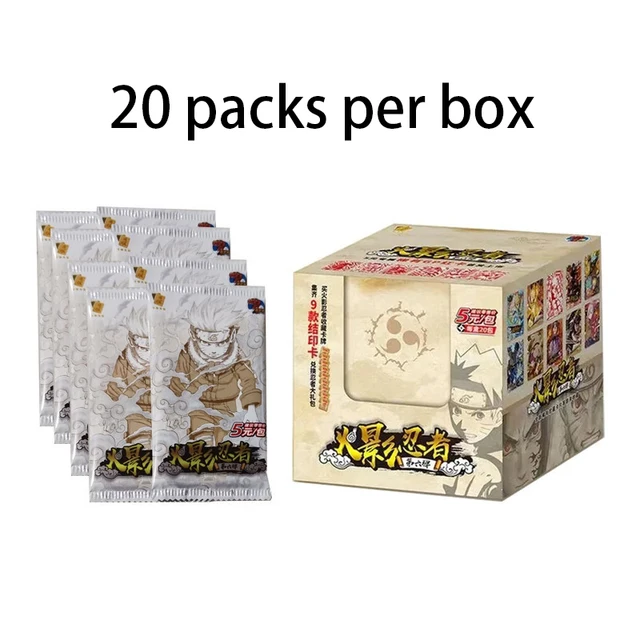Original Naruto Card Collection Naruto Sasuke Anime Character Collection Card TCG Table Toys for Family Children Christmas Gifts 3