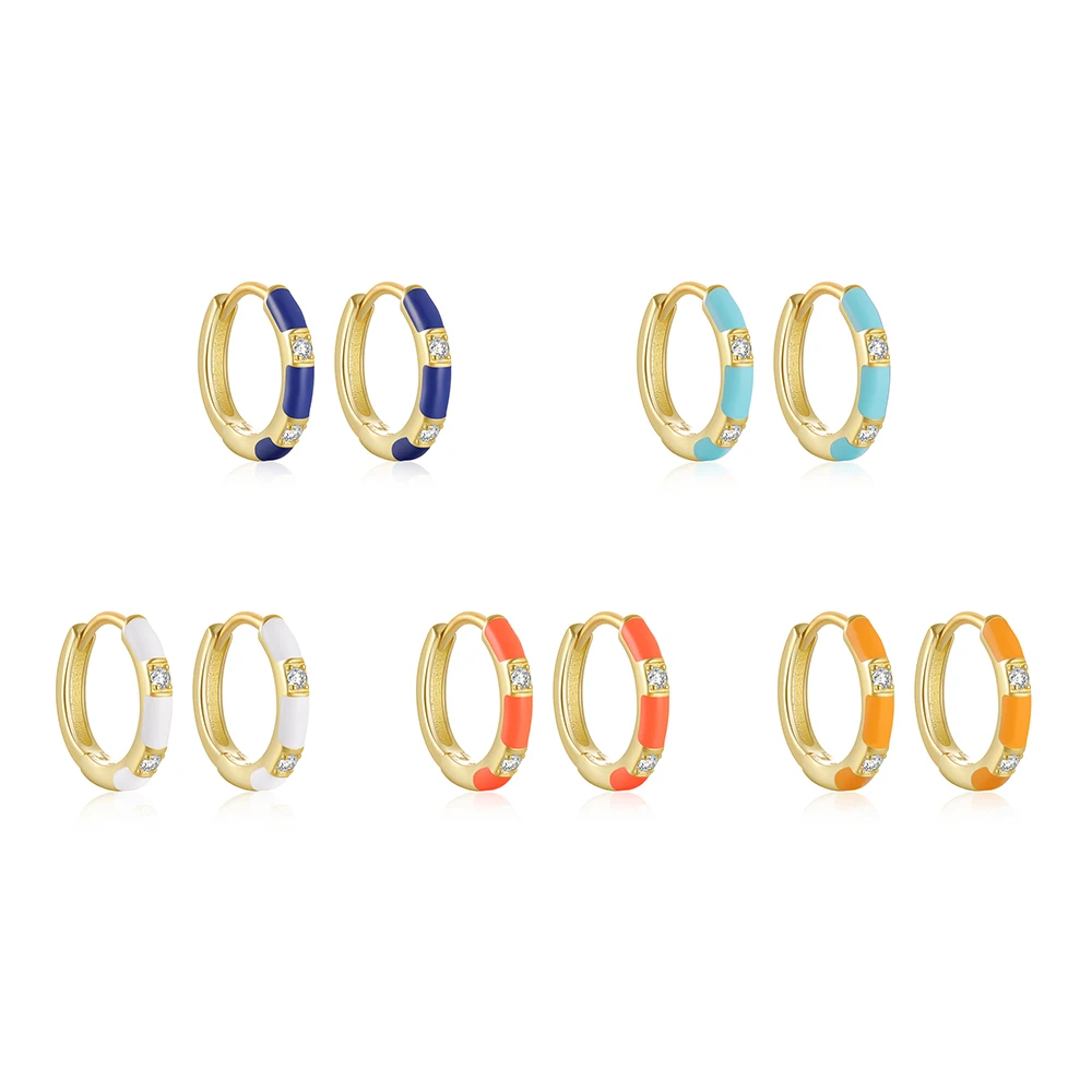   2023  Ʈ ȭ   Ͱ Pendientes Plata 925 Ǿ  Ͱ ǹ s925 Aros