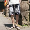 2024 Summer New Boutique Flower Cotton Linen Men's Casual Beach Shorts Men's Comfortable Breathable Leisure Shorts Male XXXXXL 5