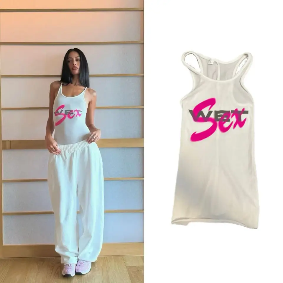 YZY MOWALOLA WET Bianca kanye vest for men and women - AliExpress