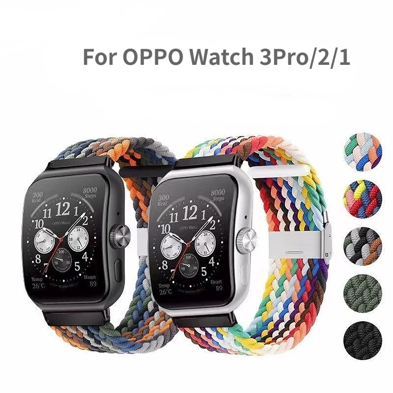 

Nylon Strap For Oppo Watch 2 42mm 46mm Replacement Wristband For OPPO Watch Band 3 pro Smart watches Correa Sports Bracelet