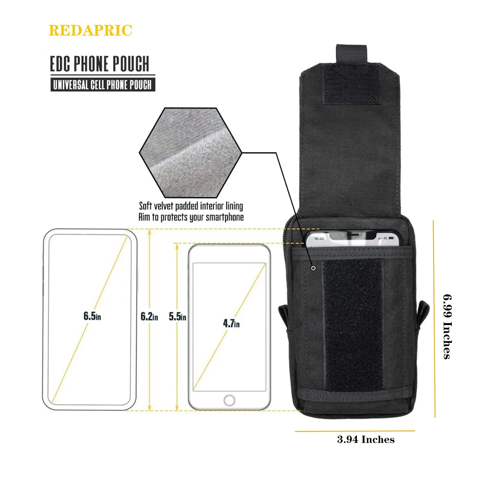 Outdoor Camouflage Mobile Phone Bag Edc Multifunctional Tactical Molle Accessory Bag Hiking Running Sports Waist Bag 3