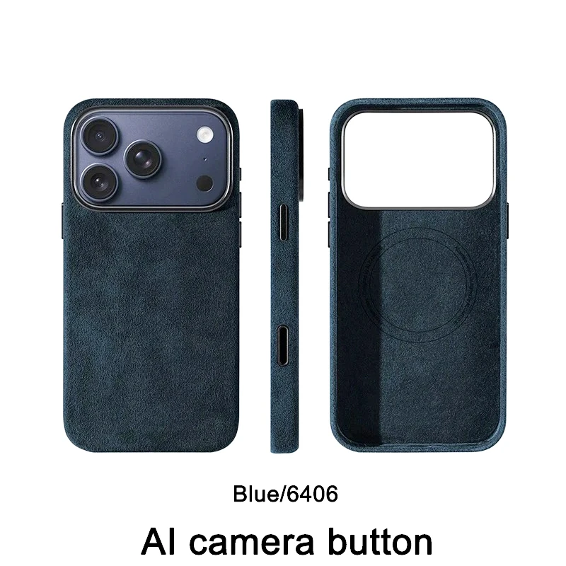 غطاء حماية مغناطيسي من الألكانتارا الأصلي لهاتف آي...