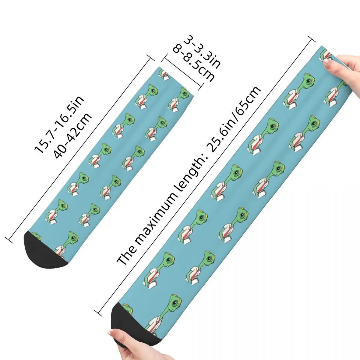 Office Chameleon sockings Long Socks Harajuku Comfortable Breathable Happy Gift sockings For Unisex