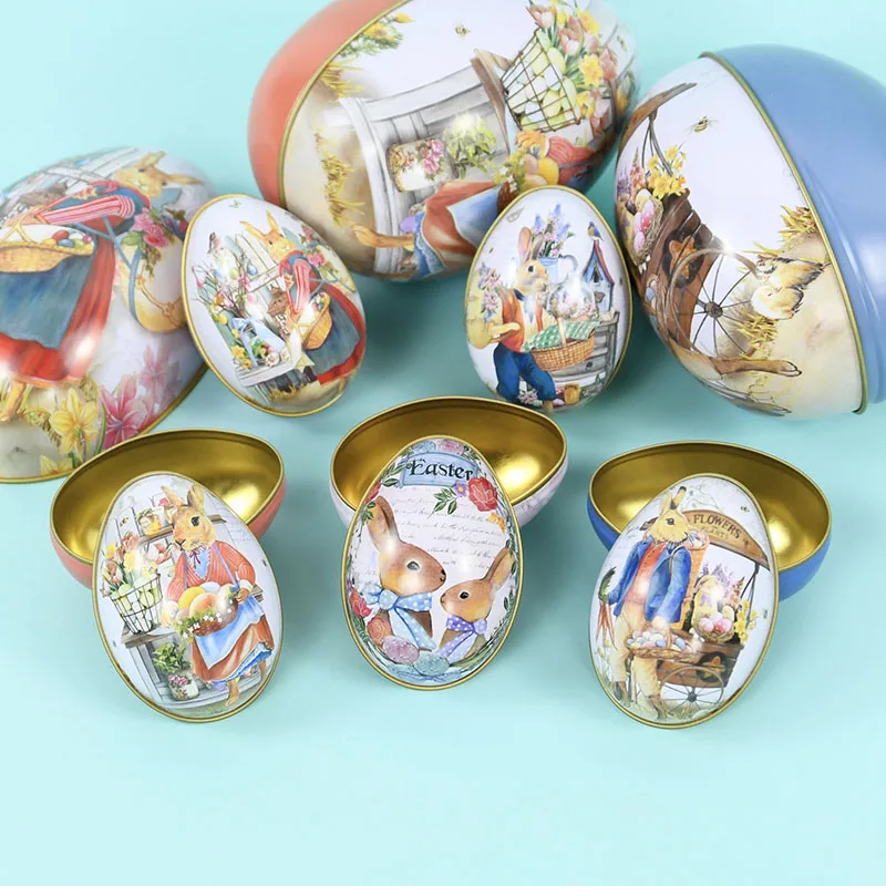 Gift Tin Easter Egg Style Box BNWT Peter Rabbit Egg Tin 