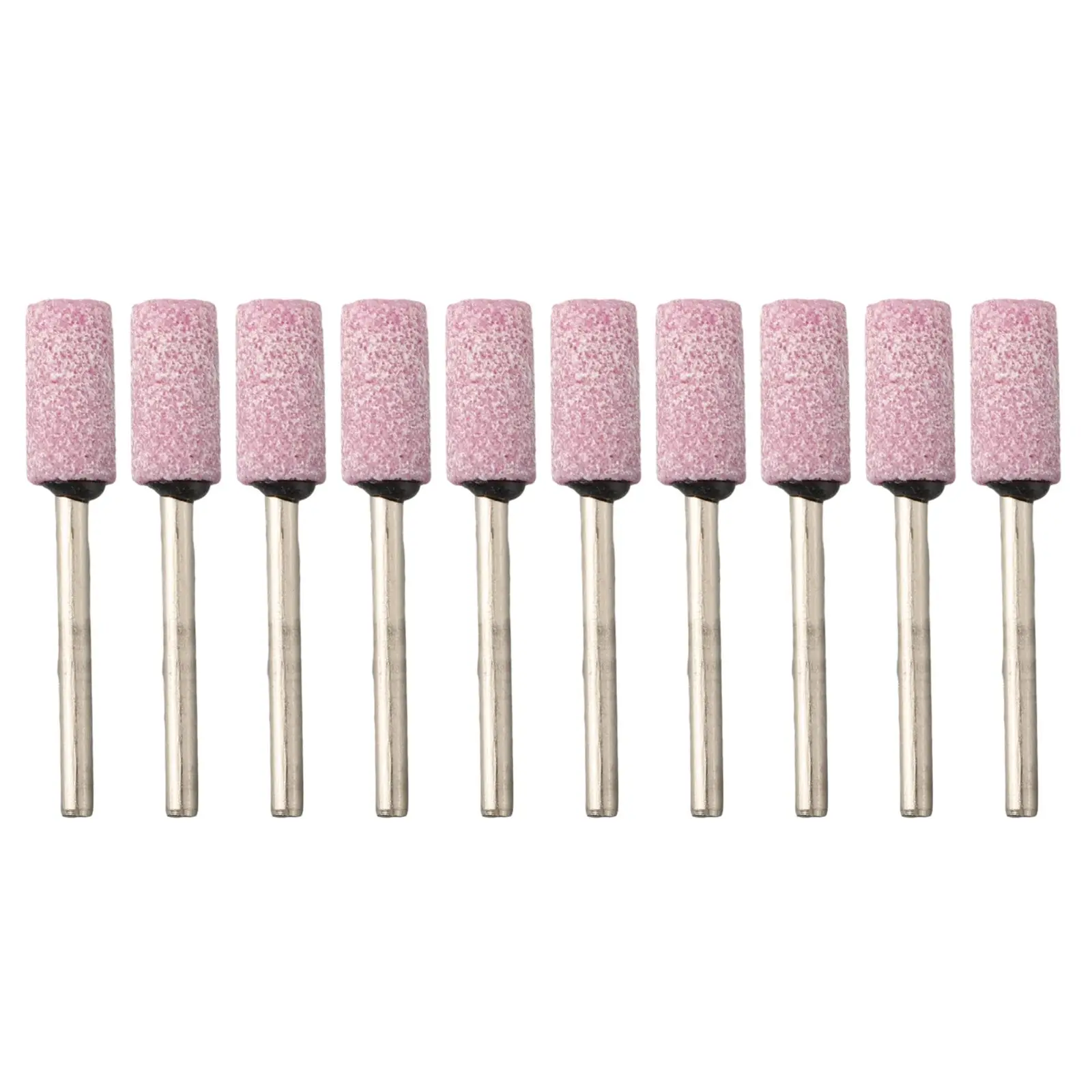 10 Pcs Grinding Head Bit Polishing Head Wheel Abrasive Mounted Stone 3*8mm For Rotary Tools Electric Grinder Accessories