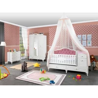 Meubles chambre bébé Playard, multifonction fille bébé enfants haute qualité enfants chambre ensemble confortable 2