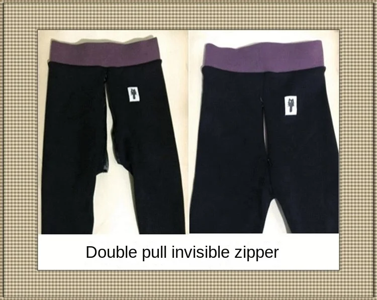 Yoga Pants Women's Invisible Open Crotch Leggings Women's Tight Outdoor Sex Urination Convenience Pants Elastic Sport Leggings